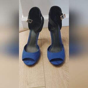 Candie's Blue Open-Toe Women's Heels